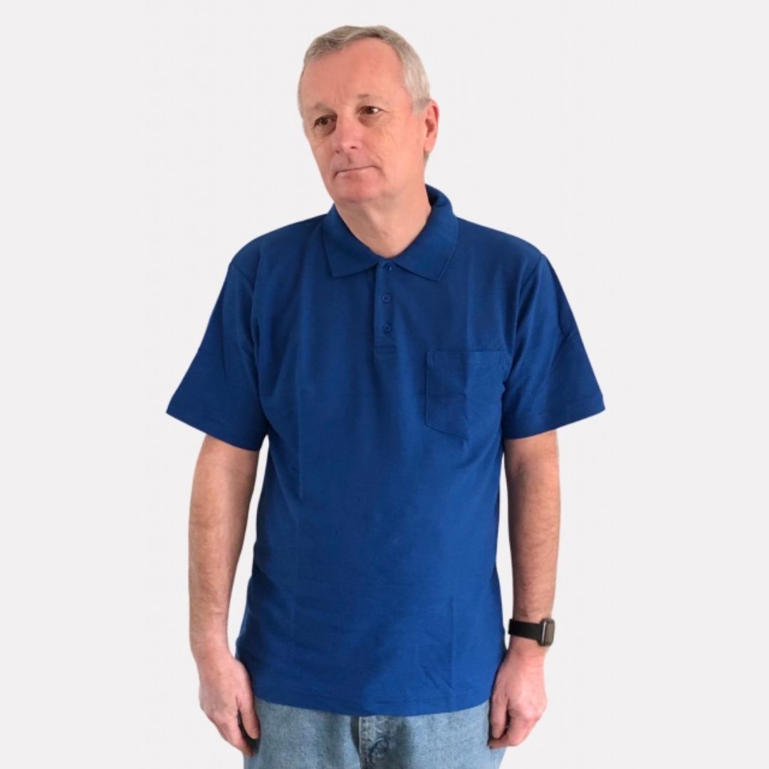 Cavallio Electric Blue Polo Shirt